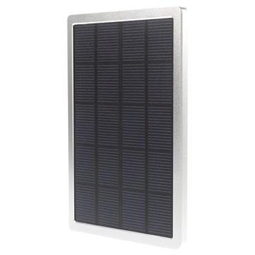 Batterie Externe Solaire Double USB - Argentée