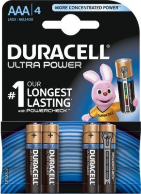 Pile non rechargeable Duracell AAA x4 Ultra Power