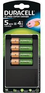 Duracell Chargeur Ultra rapide 4 Piles AA (CEF15EU) Duracell Chargeur Ultra rapide
