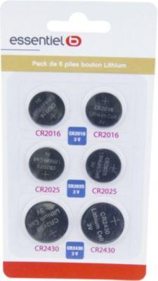 Pile non rechargeable Essentielb Pack de 6 piles b
