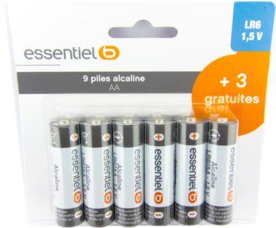 Pile non rechargeable Essentielb Promo 9+3 AA Alca