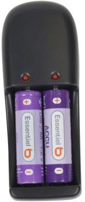 Essentielb 2xAA - 2xAAA - Chargeur de piles