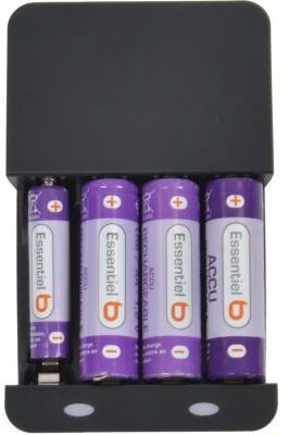 Essentielb 4xAA - 4xAAA - Chargeur de piles