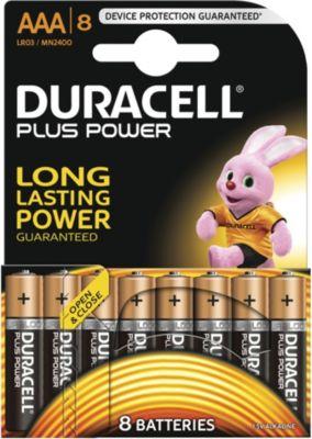 Pile non rechargeable Duracell AAA x8 Plus Power L