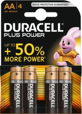 Pile non rechargeable Duracell AA x4 Plus Power LR