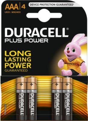 Pile non rechargeable Duracell AAA x4 Plus Power L