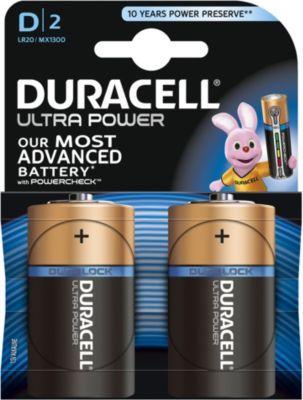 Pile non rechargeable Duracell D x2 ULTRA POWER LR