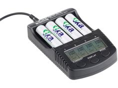 Chargeur d accus rapide avec écran LCD et port de chargement Chargeur d accus rapide avec