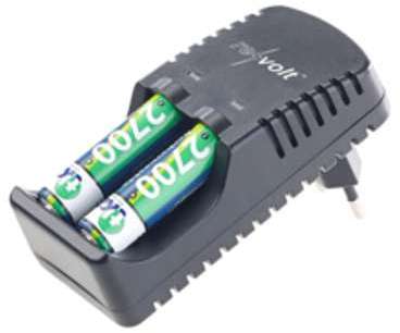 Chargeur 2 accus AA AAA 2 accus AAA 1000 mAh Chargeur 2 accus AA AAA 2