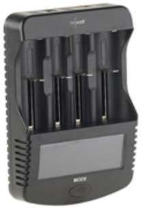 Chargeur rapide d accus avec écran LCD et port USB Chargeur rapide d accus avec