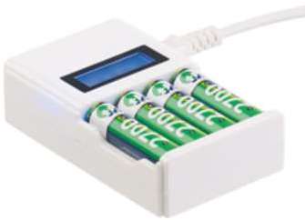Chargeur rapide pour 4 accumulateurs NiMH NiCd avec Chargeur rapide pour 4 accumulateurs