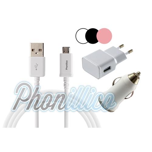 Pack Chargeur 3 en 1 pour Samsung Galaxy S7 Edge