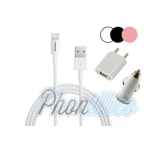 Pack Chargeur 3 en 1 pour Apple iPhone 7 Plus