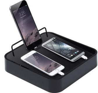 Bluelounge Sanctuary4 Noir - Station de charge 4 p