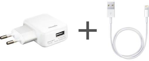 Kit adaptateur secteur Novodio Fast Charger + Câbl