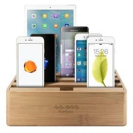 Novodio Ze Box Bamboo - Station de charge 6 ports