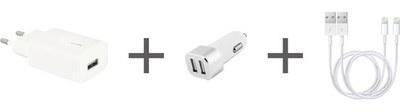 Novodio Speedy + Dual Car Fast Charger Silver + 2