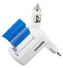 Novodio MultiCharger - Chargeur 2xUSB et piles via