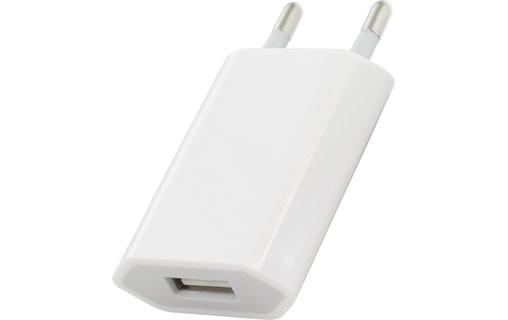 Novodio USB MiniPlug Blanc - Adaptateur secteur US