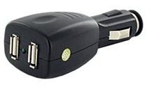 Novodio USB Dual Car Charger Noir pour iPod et iPh