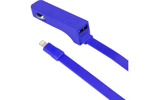 TYLT RIBBN Bleu - Chargeur voiture Lightning / USB