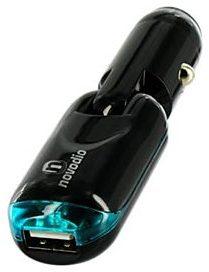 Novodio USB Flexible Car Charger noir - Chargeur