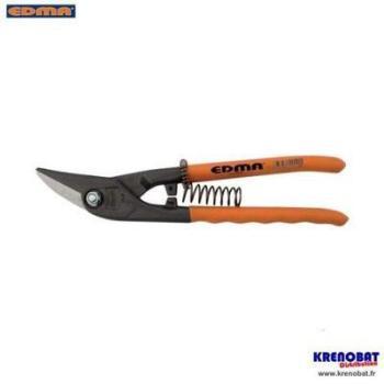 Cisaille forgée 250 mm inox et zinc EDMA - Coupe à