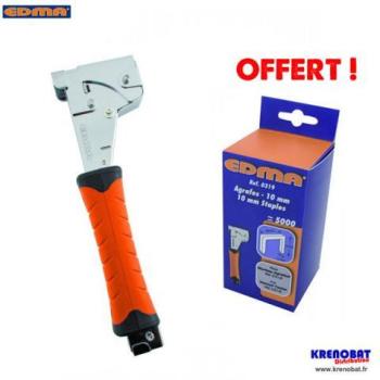 Marteau agrafeur PUNCHER EDMA + 5000 agrafes OFFER