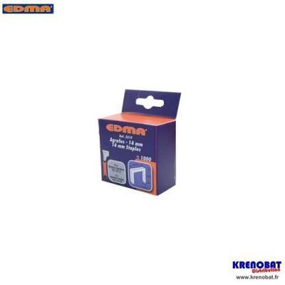Agrafes 14 mm pour PUNCHER EDMA (Boîte 1000)