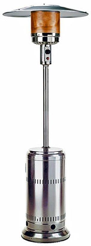 Parasol chauffant gaz Soleado Inox (tuyau Detendeur) Parasol chauffant gaz Soleado