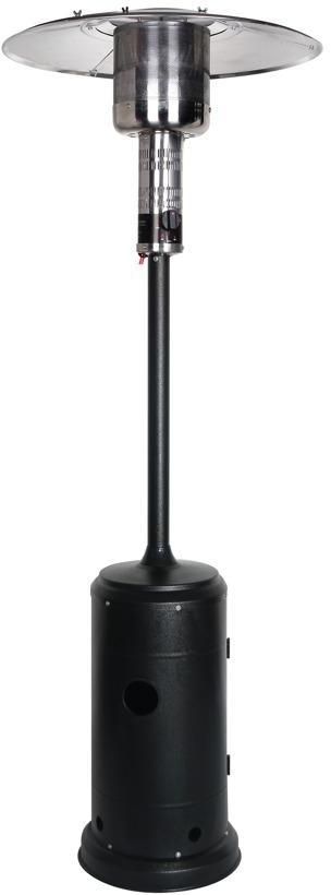 Parasol chauffant gaz Azur Anthracite Parasol chauffant gaz Azur