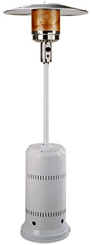 Parasol chauffant gaz Soleado Blanc (tuyau Detendeur) Parasol chauffant gaz Soleado