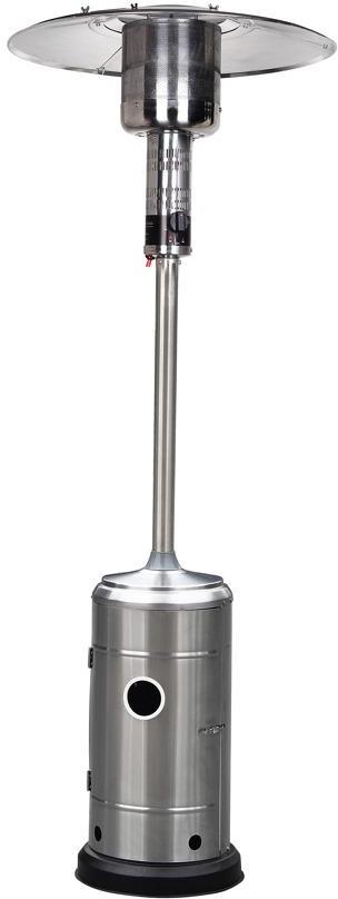 Parasol chauffant gaz Azur Inox Parasol chauffant gaz Azur