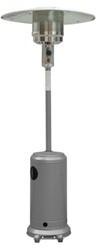 Parasol chauffant au gaz 13 KW Gris aluminium
