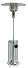 Parasol chauffant au gaz 13 KW Inox