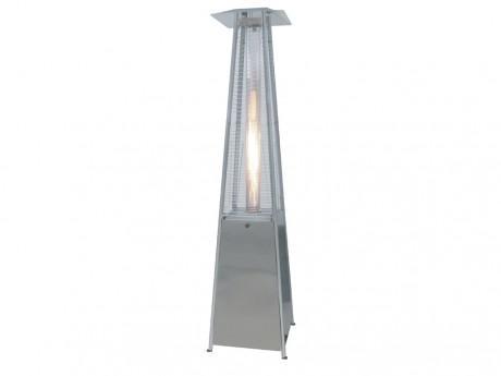 Parasol chauffant en acier au gaz GOVAN - H227cm Parasol chauffant en acier