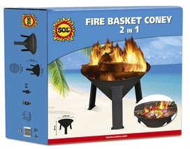 Brasero et barbecue 2 en 1