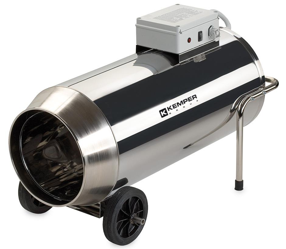 Générateur air chaud 93kw Inox