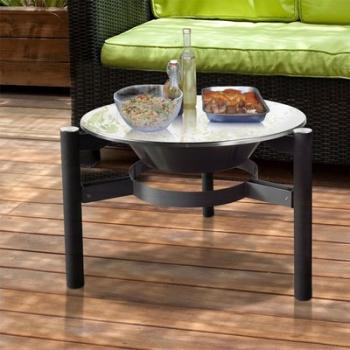 Brasero EFP5 de Purline, table de jardin, brasero