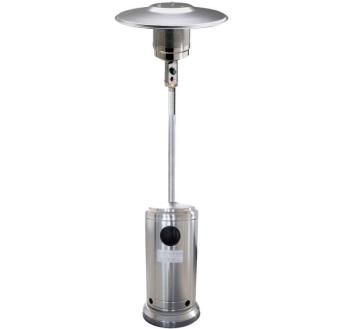 Parasol chauffant au gaz Chrome Parasol chauffant au gaz Chrome