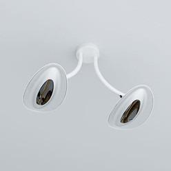 Plafonnier chauffant infrarouge double tête 2 x 15