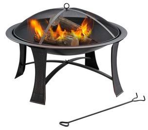 CHAUFFAGE D EXTERIEUR BRASERO 2 - DIA 75 CM - NOIR CHAUFFAGE D EXTERIEUR BRASERO