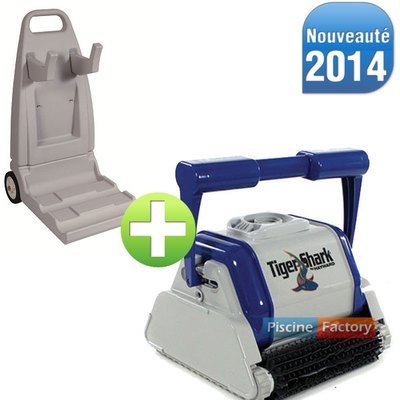 Robot Piscine Tiger Shark + Chariot