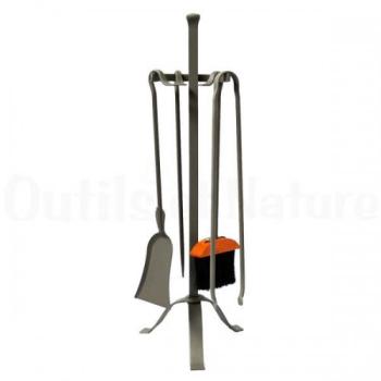 Ardufeu 4 Accessoire Cheminee Boule Serviteur Laiton Verni n0mvN8wO