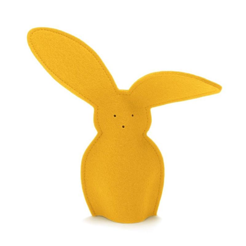 Chauffe-Œuf Lapin - jaune/feutre/4 unités