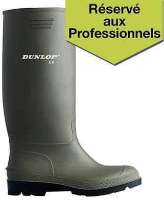 Bottes de travail PVC Dunlop pointure 41 Bottes de travail PVC Dunlop