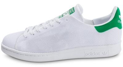 Adidas Stan Smith Mesh Blanche Et Verte - Baskets/