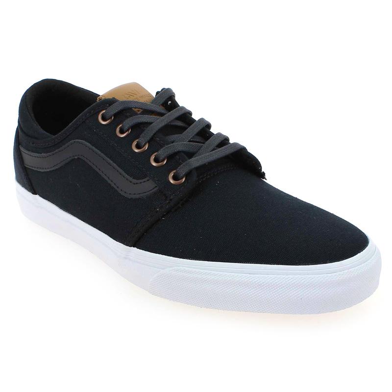 Promo - Baskets Vans TRIG Bleu pour Homme en Cuir Promo - Baskets Vans TRIG