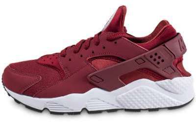 Nike Air Huarache Run Bordeaux Baskets Homme Nike Air Huarache Run Bordeaux