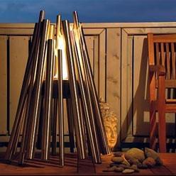 Cheminée Stix à léthanol pour extérieur -Acier br